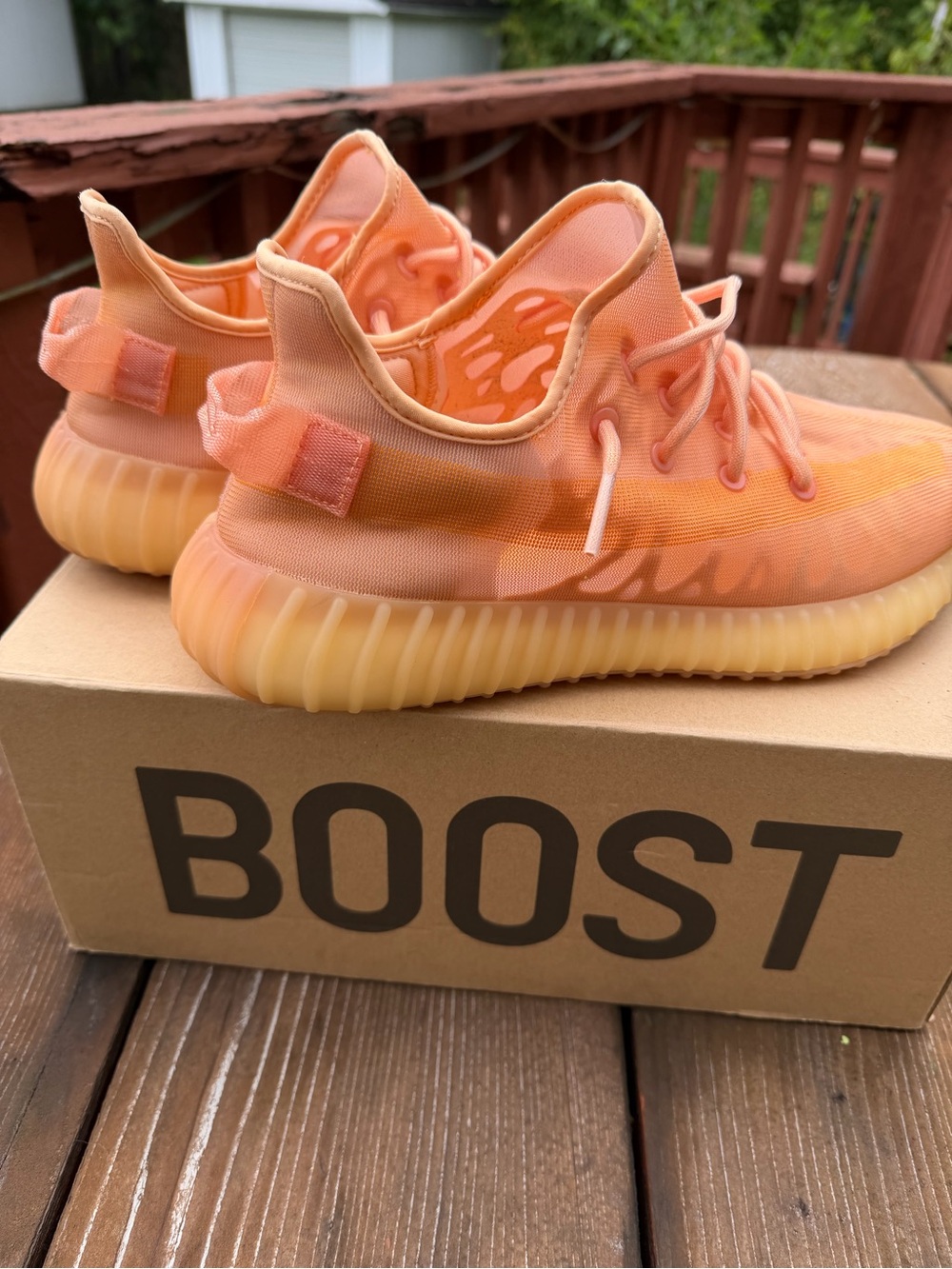 adidas Yeezy Boost 350 Orange Sneaker size 10.5 men’s